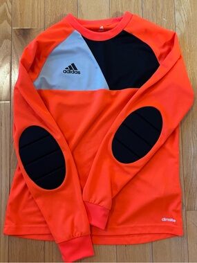 Adidas Orange & Black Climalite Goalkeeper Jersey